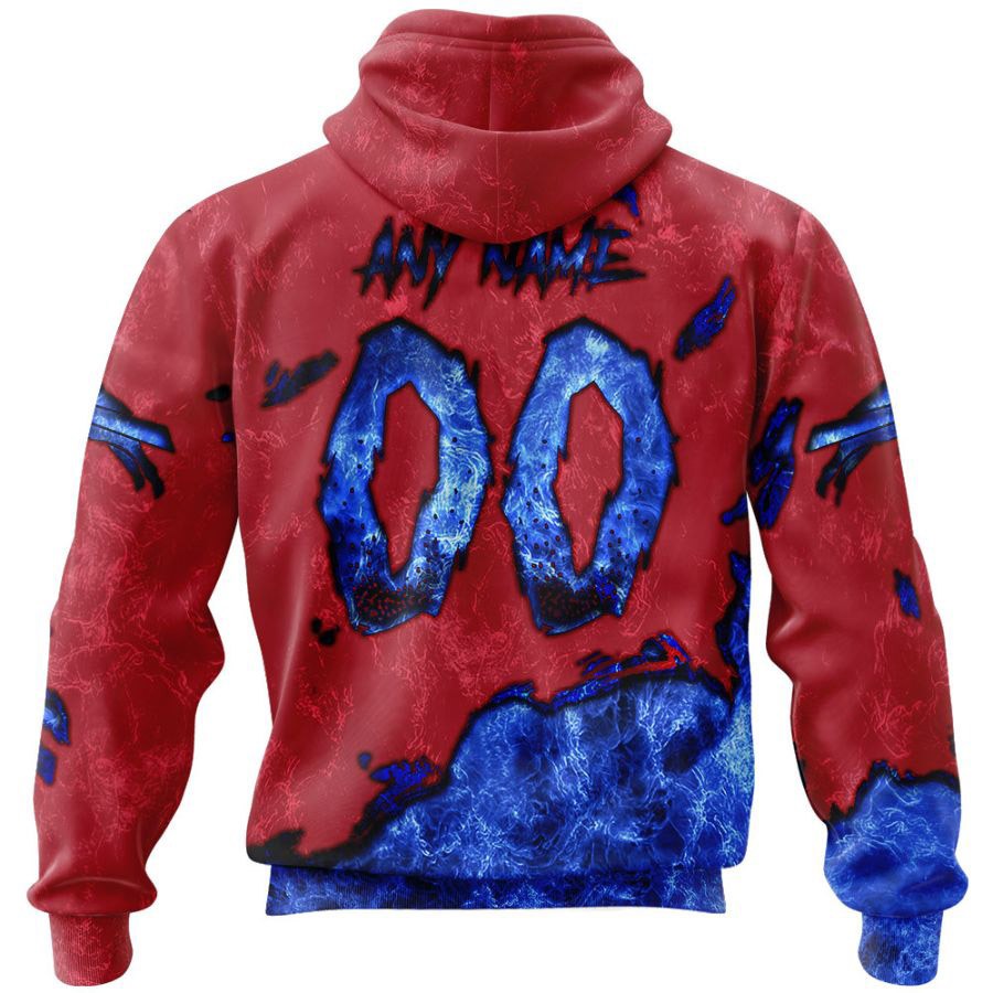 Buffalo Bills Hoodie 3D devil eyes gift for fans