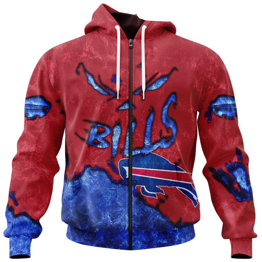 Buffalo Bills Hoodie 3D devil eyes gift for fans