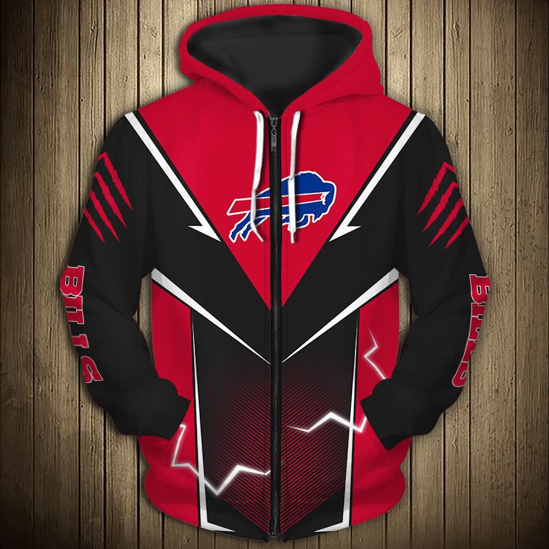 Buffalo Bills Hoodie lightning graphic gift for men