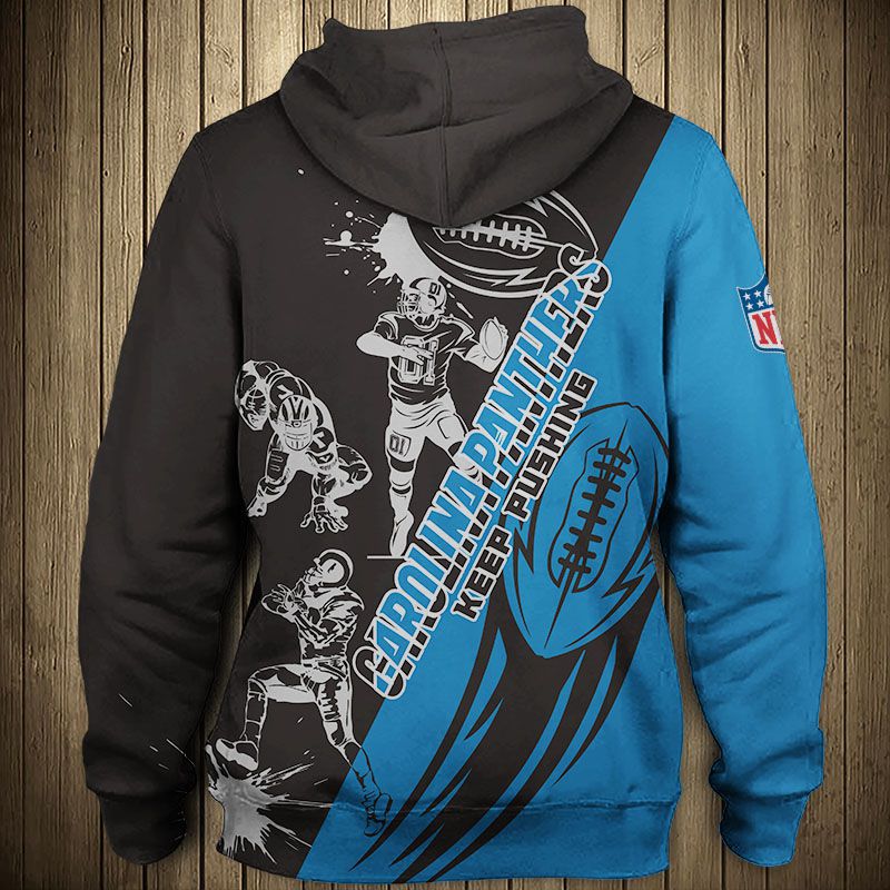 Carolina Panthers Hoodie 3D Cartoon player cute Sweatshirt