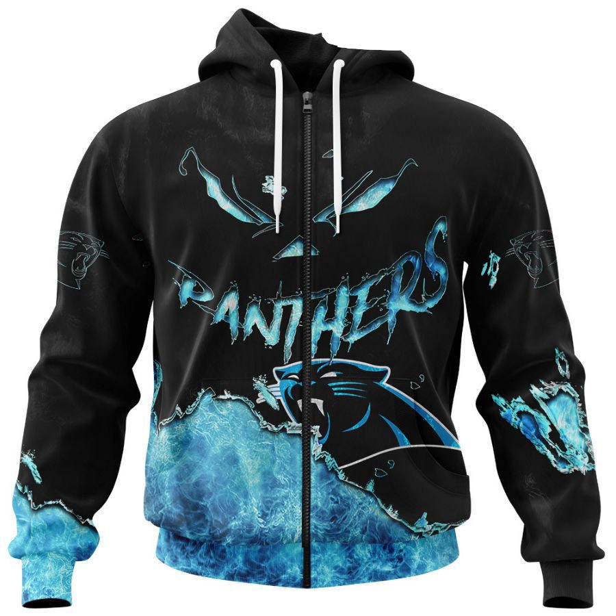 Carolina Panthers Hoodie 3D devil eyes gift for fans