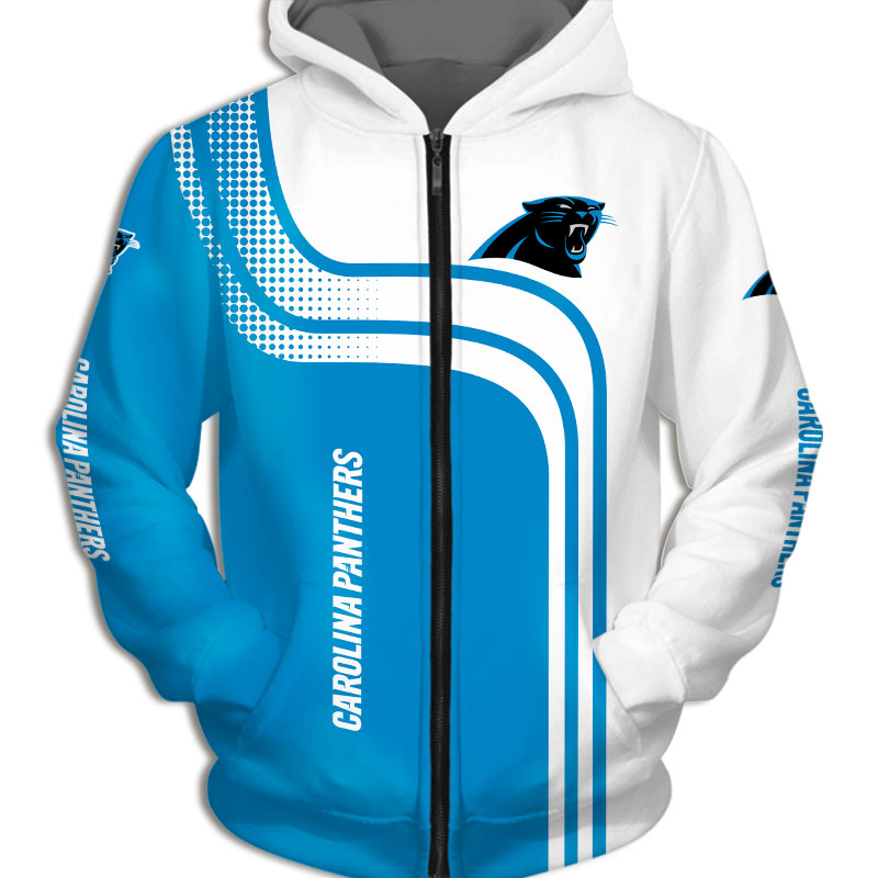 Carolina Panthers Hoodie 3D one way Sweatshirt
