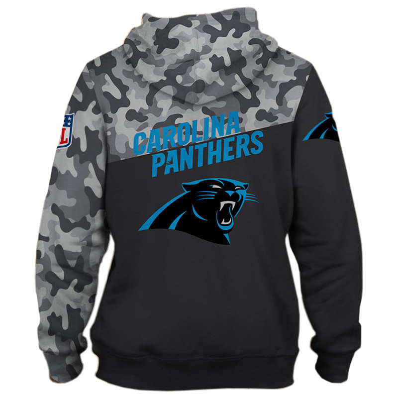 Carolina Panthers Military Hoodies 3D Sweatshirt Long Sleeve New Season