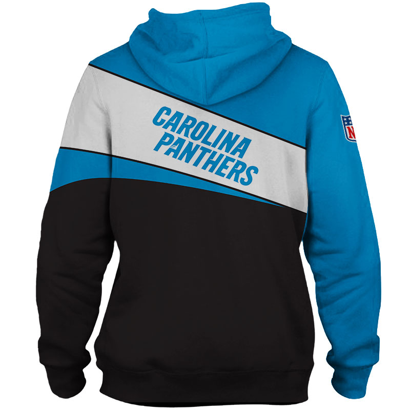Carolina Panthers Zip Hoodie 3D Long Sleeve Pullover new season