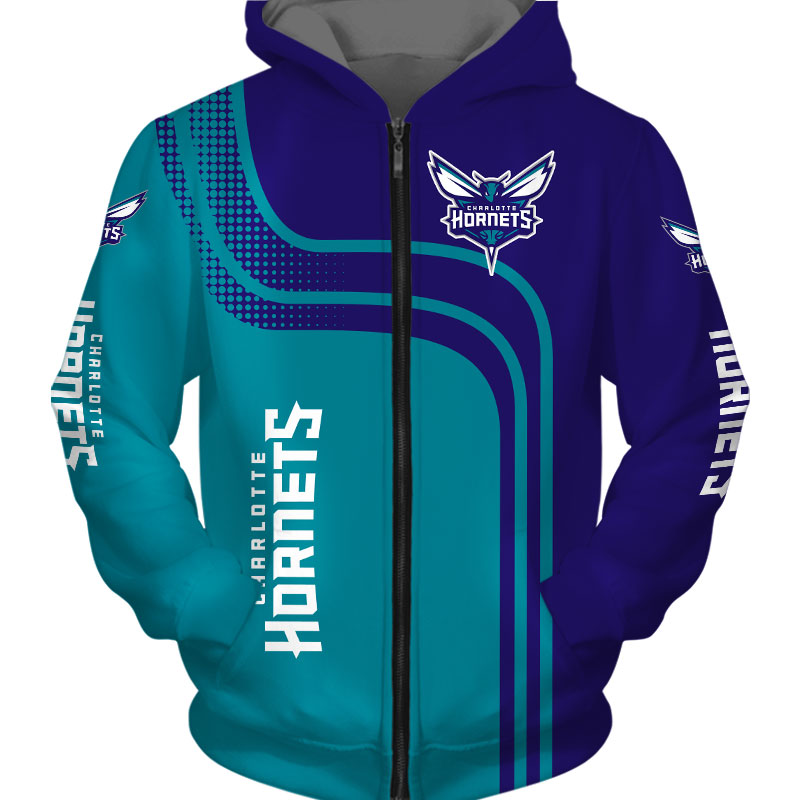 Charlotte Hornets hoodie 3D cheap basketball Sweatshirt for fans