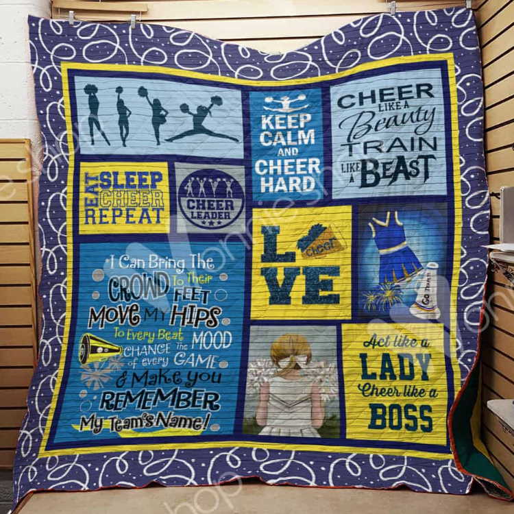 Cheerleading 3D Customized Quilt Blanket