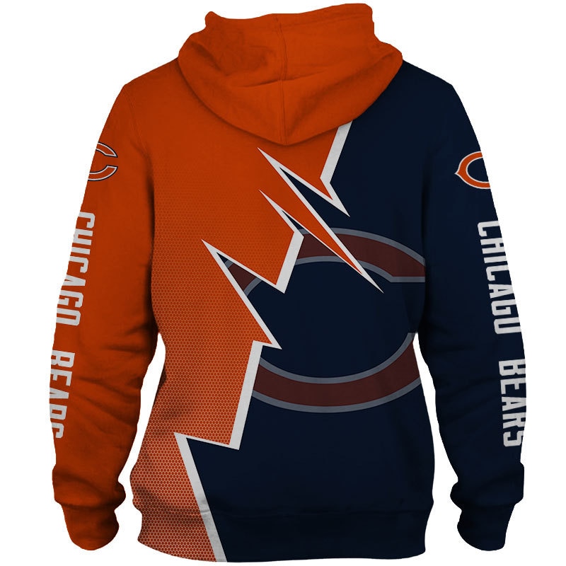 Chicago Bears Hoodie Zigzag graphic Sweatshirt gift for fans