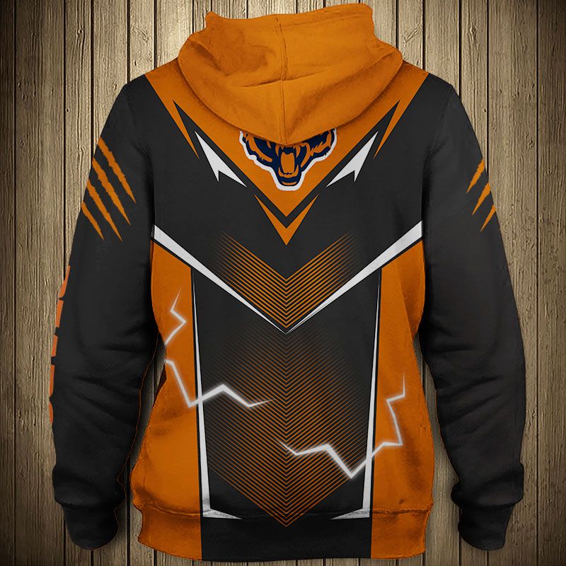 Chicago Bears Hoodie lightning graphic gift for men