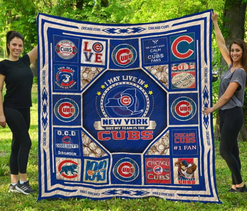 Chicago Cubsnew York 3D Customized Quilt Blanket