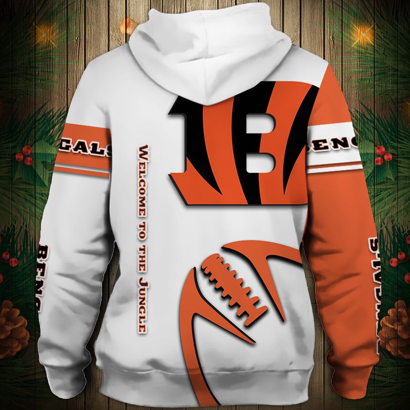 Cincinnati Bengals Hoodie 3D Graphic balls cheap Sweatshirt Pullover