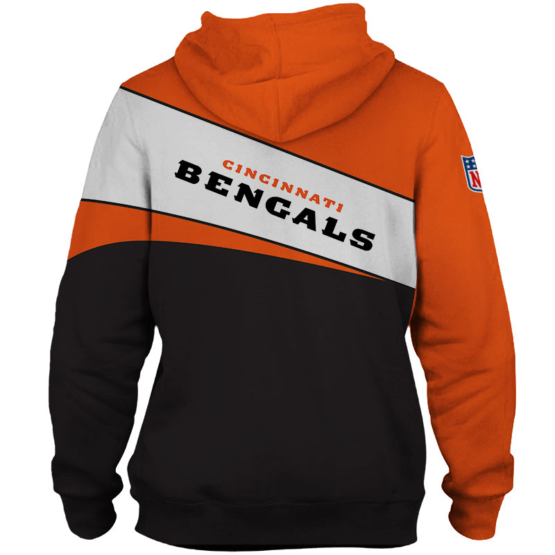 Cincinnati Bengals Hoodie 3D Long Sleeve Pullover new season