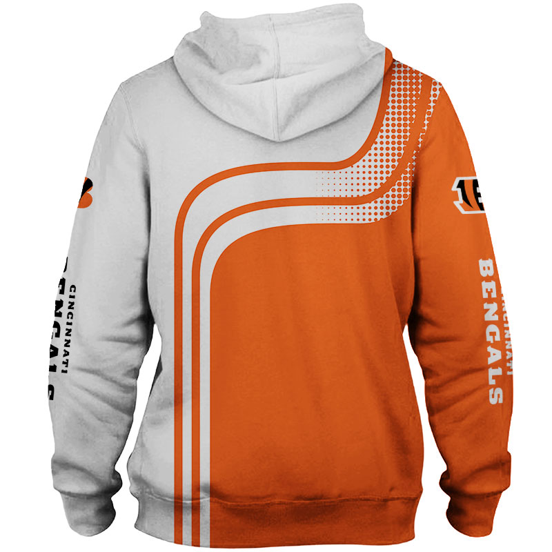 Cincinnati Bengals Hoodie 3D one way Sweatshirt