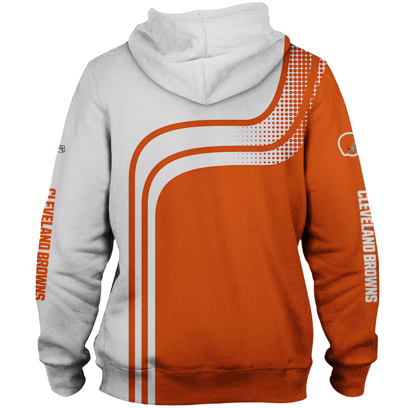 Cleveland Browns Hoodie 3D one way Sweatshirt