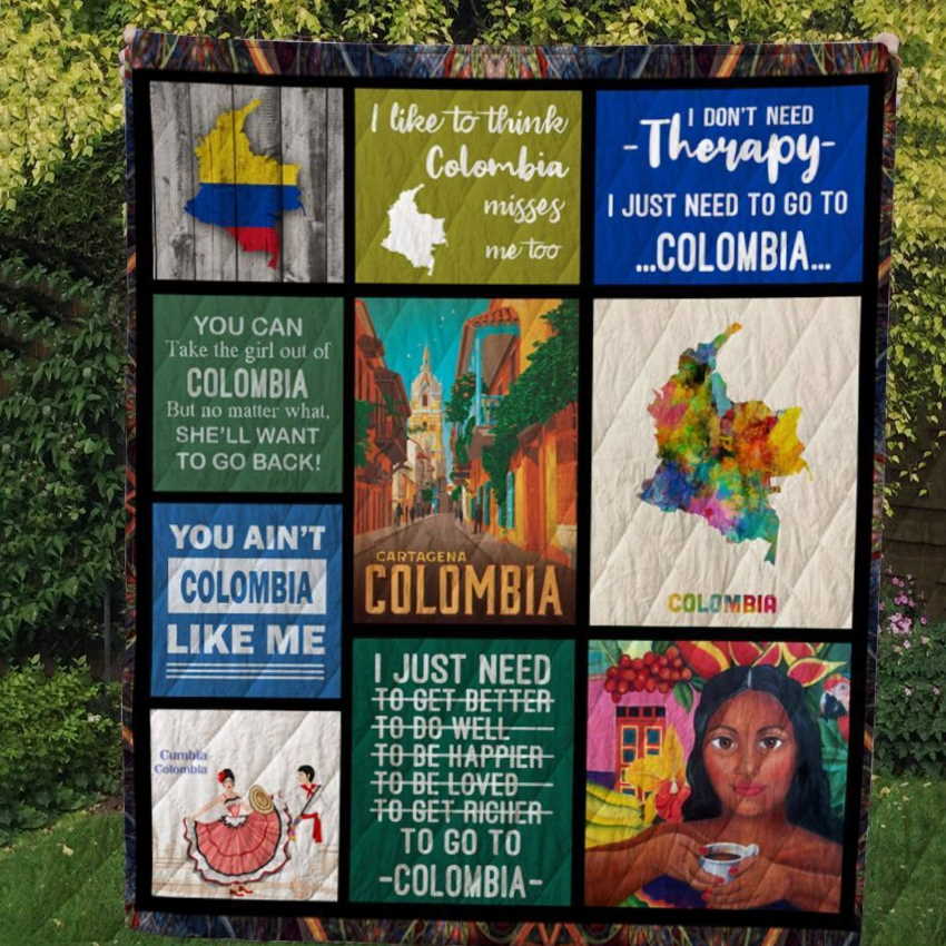 Colombia12 Customize Quilt Blanket