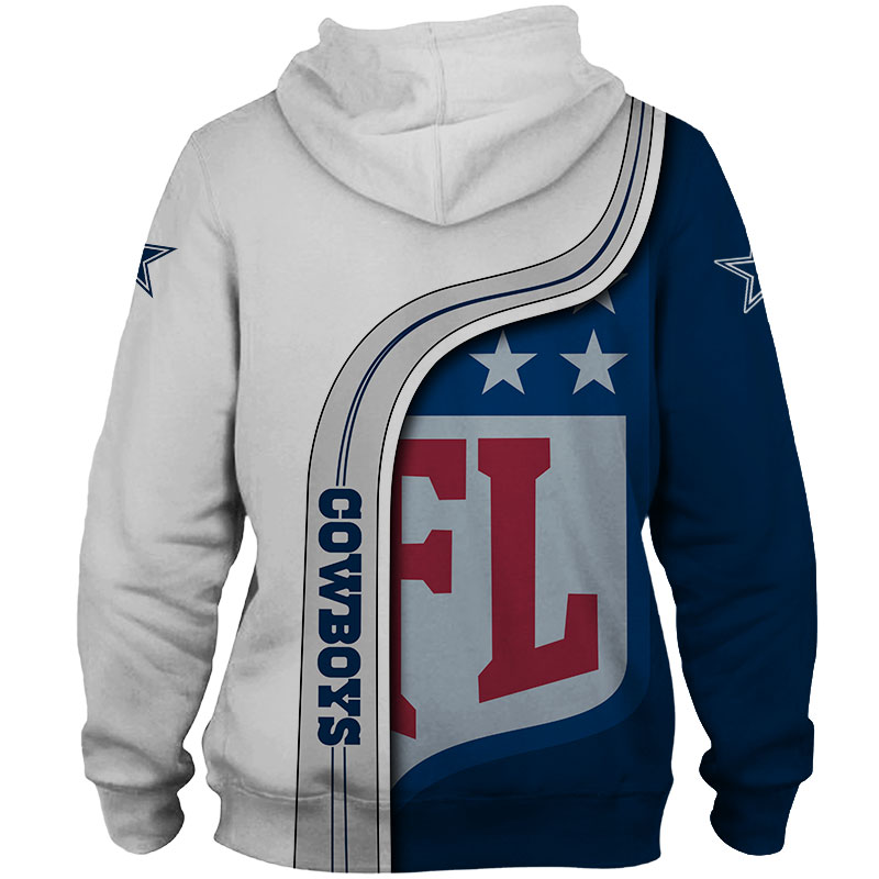 Dallas Cowboys 3D Hoodie Pullover Sweatshirt NFL for fans
