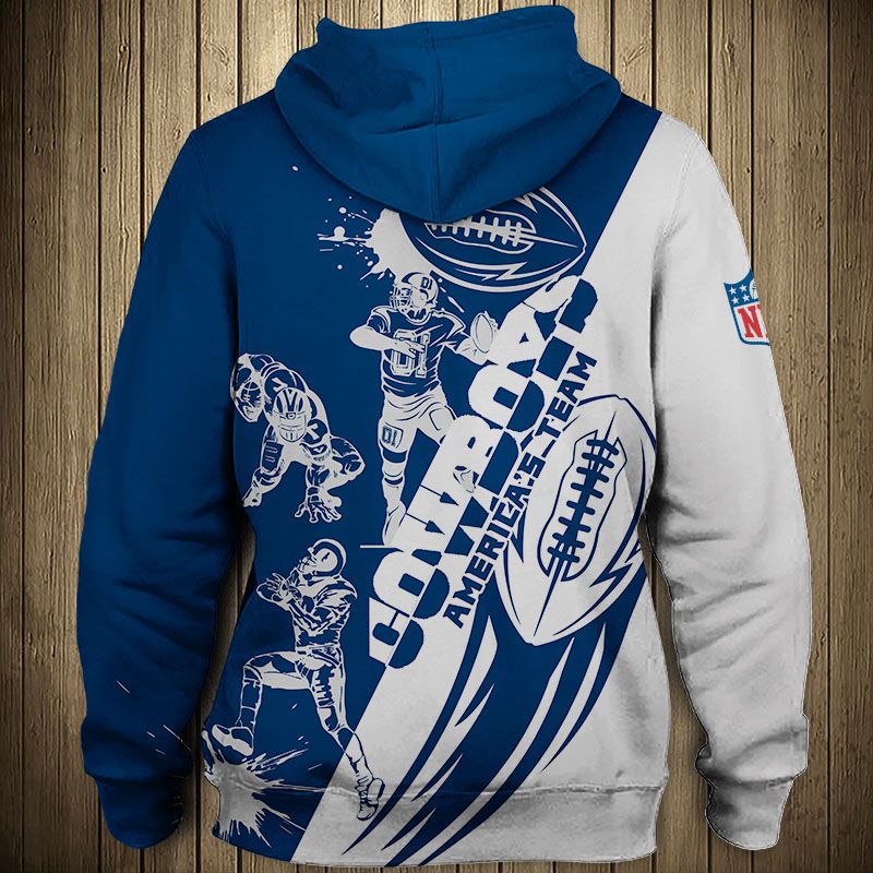 Dallas Cowboys Hoodie 3D Cartoon player cute Sweatshirt