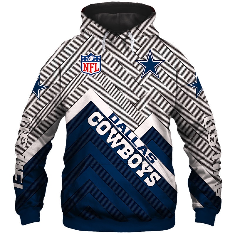 Dallas Cowboys Hoodie 3D cheap Long Sweatshirt Pullover size S-5XL