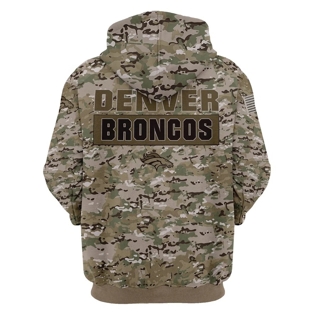 Denver Broncos Hoodie Army graphic Sweatshirt Pullover gift for fans