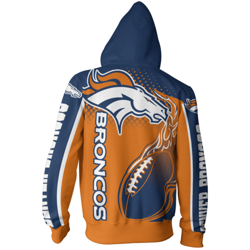 Denver Broncos hoodies Cute Flame Balls graphic gift for men