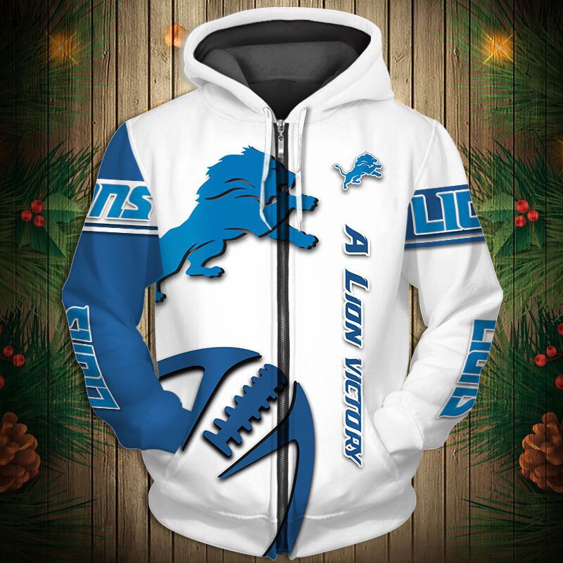 Detroit Lions Hoodie 3D Graphic balls cheap Sweatshirt Pullover