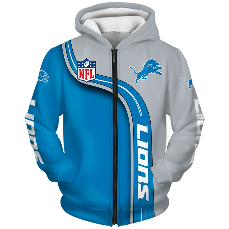 Detroit Lions Hoodie 3D cute Sweatshirt Pullover gift for fans