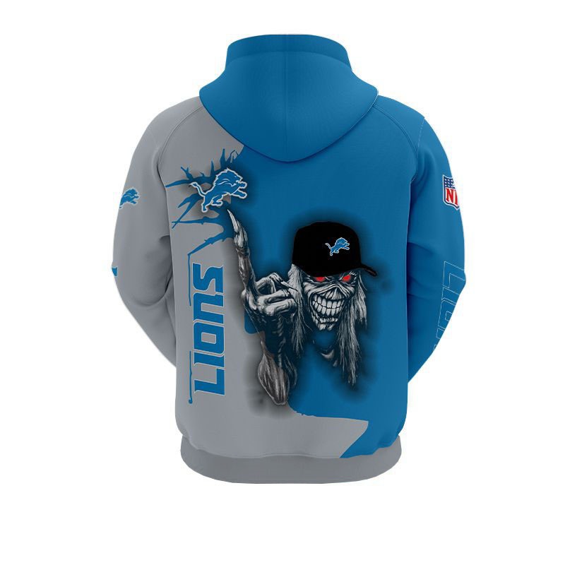 Detroit Lions Hoodie ultra death graphic gift for Halloween
