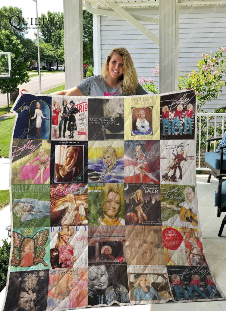Dolly Parton 3D Customized Quilt Blanket