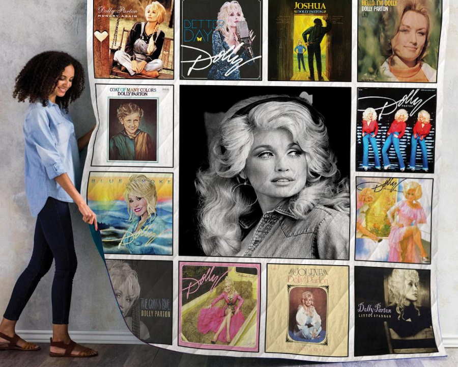 Dolly Parton Quilt Blanket
