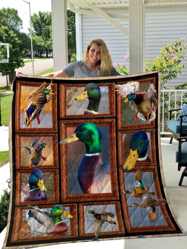 Duck Hunting Quilt Blanket