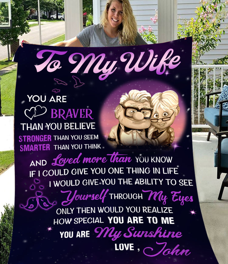 Gift For Your Wife To My Wife Blanket