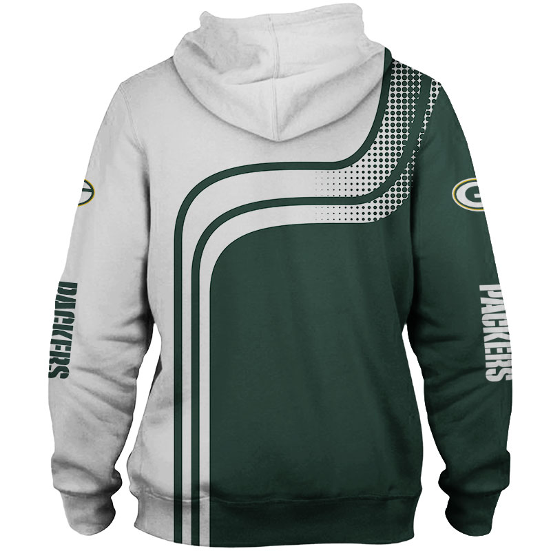 Green Bay Packers Hoodie 3D one way Sweatshirt
