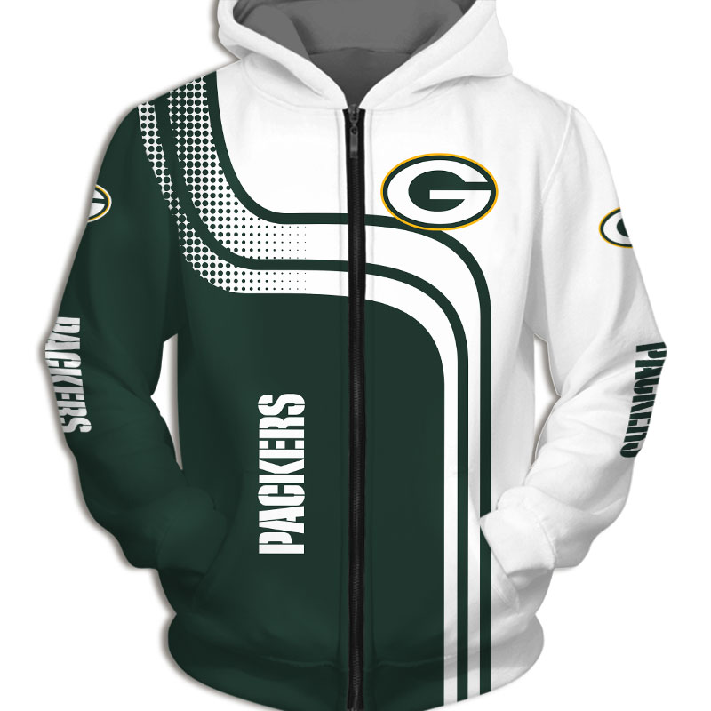 Green Bay Packers Hoodie 3D one way Sweatshirt