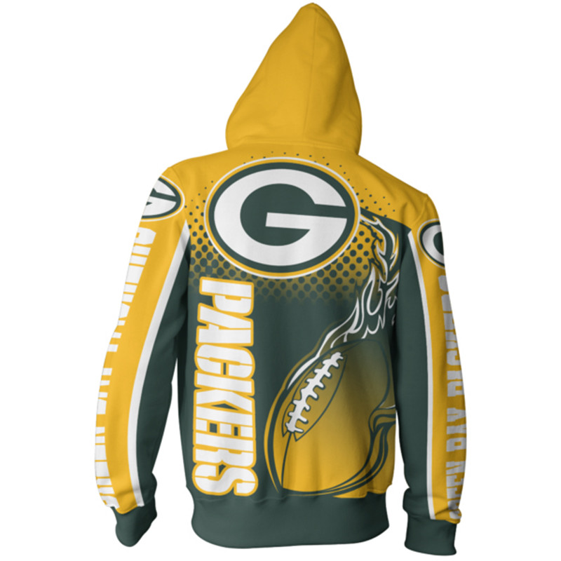 Green Bay Packers Hoodies Cute Flame Balls graphic gift for men