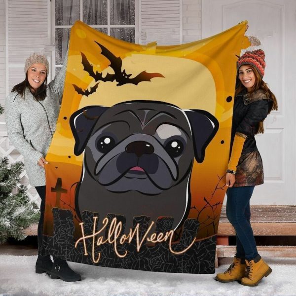 Halloween Pug GS Blanket