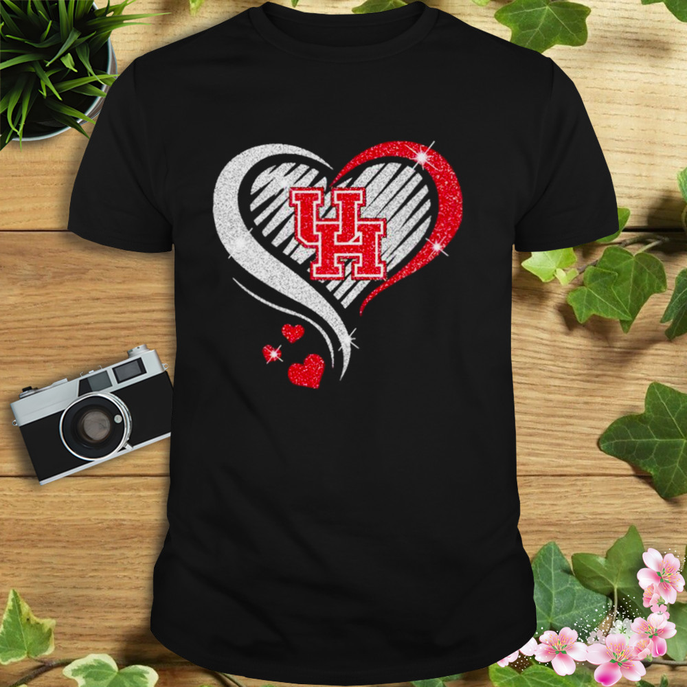 Houston Cougars basketball Love Heart diamond 2023 NCAA shirt