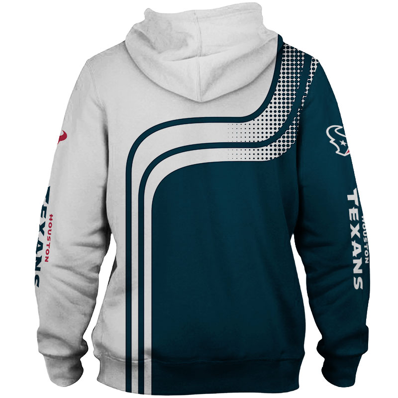 Houston Texans Hoodie 3D one way Sweatshirt