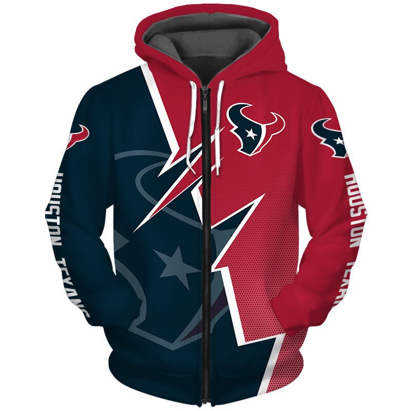 Houston Texans Hoodie Zigzag graphic Sweatshirt gift for fans
