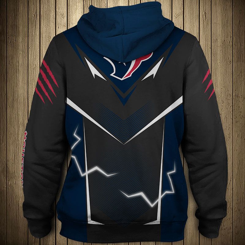 Houston Texans Hoodie lightning graphic gift for men