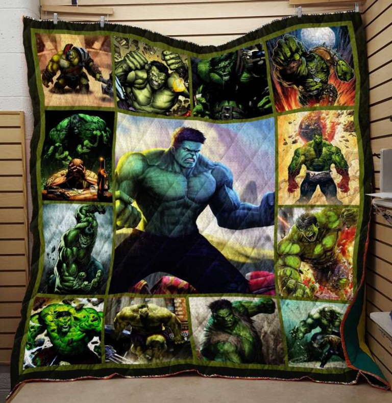 Hulk 3D Customized Quilt Blanket