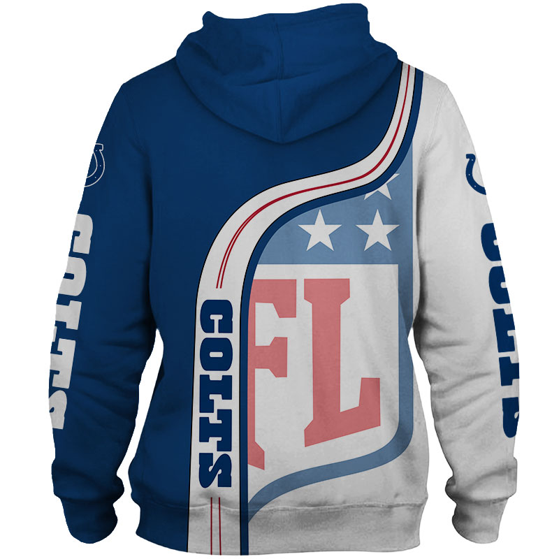 Indianapolis Colts 3D Hoodie Pullover Sweatshirt NFL for fans