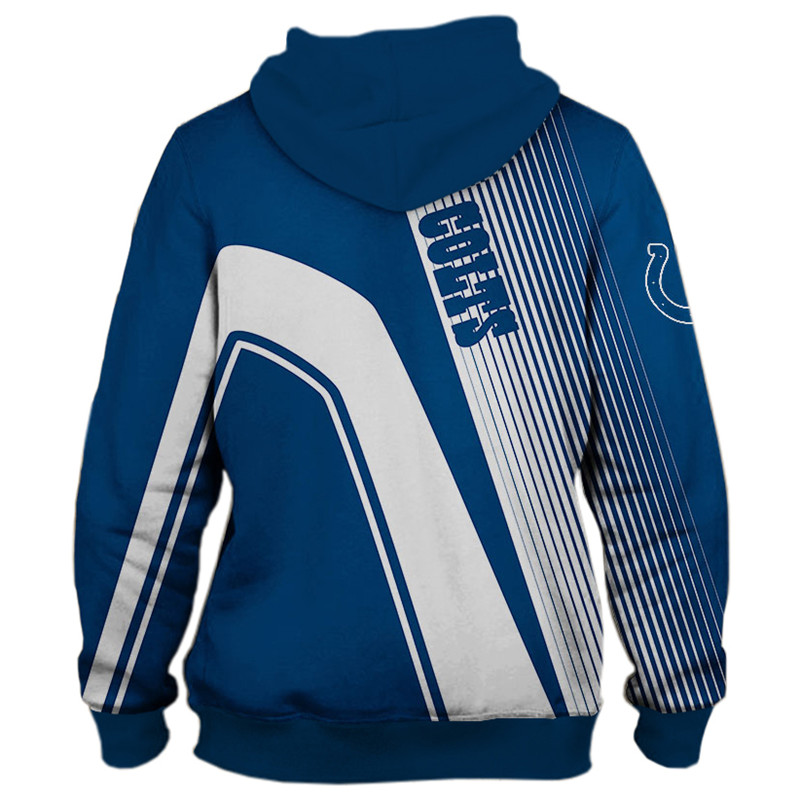 Indianapolis Colts 3D Zip Hoodie cheap Sweatshirt Pullover NFL
