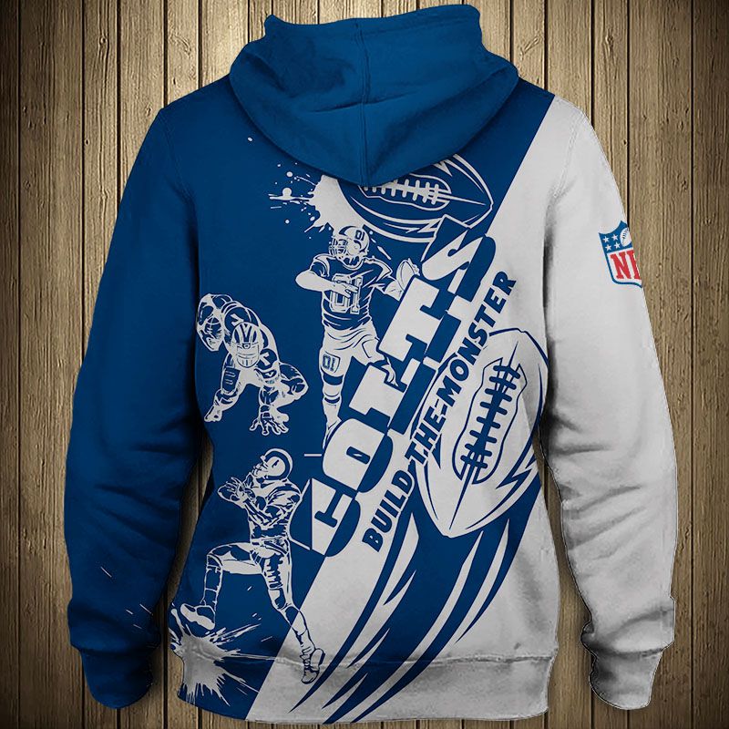 Indianapolis Colts Hoodie 3D Cartoon player cute Sweatshirt