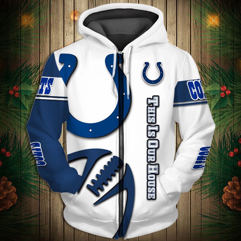 Indianapolis Colts Hoodie 3D Graphic balls cheap Sweatshirt Pullover