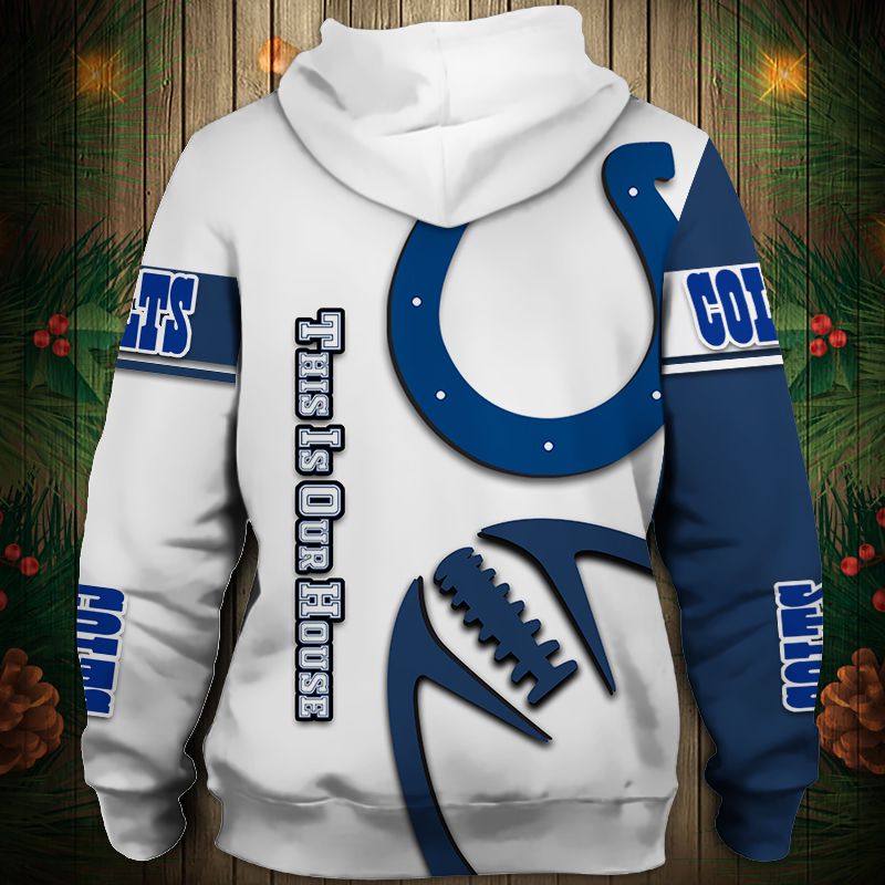 Indianapolis Colts Hoodie 3D Graphic balls cheap Sweatshirt Pullover