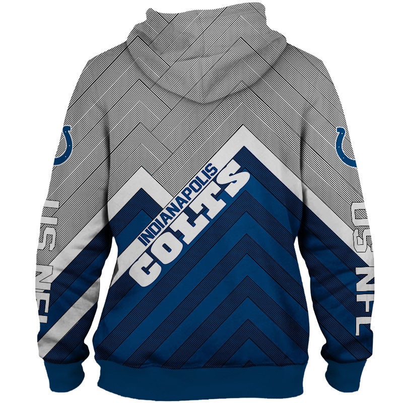 Indianapolis Colts Hoodie 3D cheap Long Sweatshirt Pullover size S-5XL