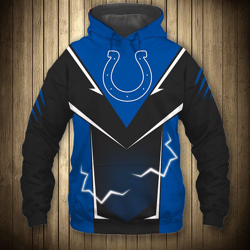 Indianapolis Colts Hoodie lightning graphic gift for men