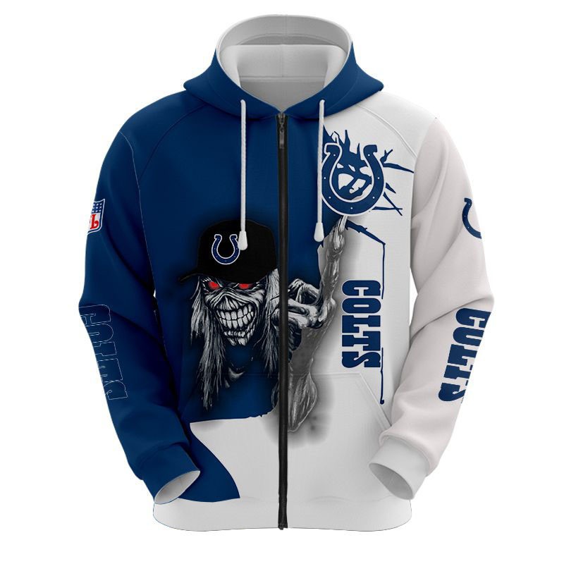 Indianapolis Colts Hoodie ultra death graphic gift for Halloween