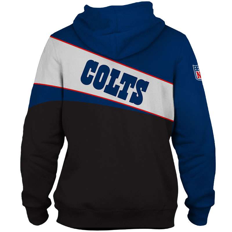 Indianapolis Colts Zip Hoodie 3D Long Sleeve Pullover new season