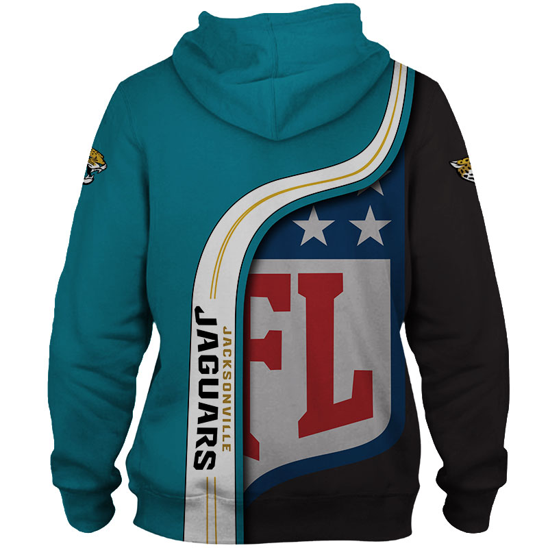 Jacksonville Jaguars 3D Hoodie Pullover Sweatshirt NFL for fans