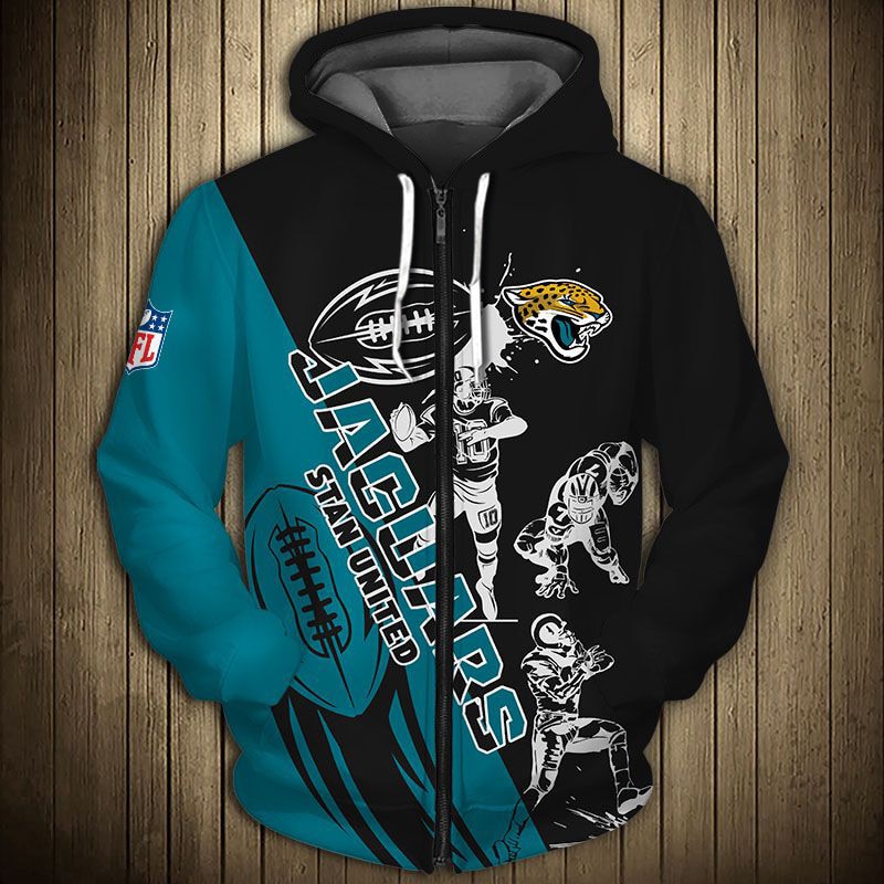 Jacksonville Jaguars Hoodie 3D Cartoon player cute Sweatshirt